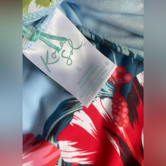 Kana sol blue floral size S - Picture 3 of 4